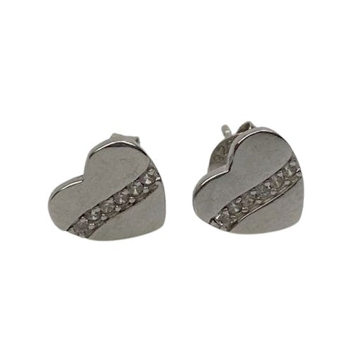 Cercei Argint 925 Inima cu Minizirconii-3