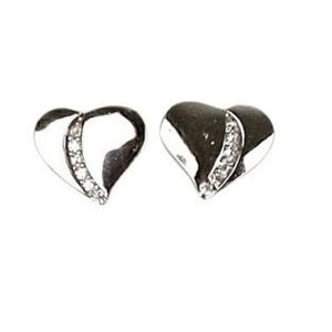 Cercei Argint 925 Inima cu Zirconii-0