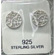 Cercei din Argint 925, Copacel in Cerc, Jolie Silver-0