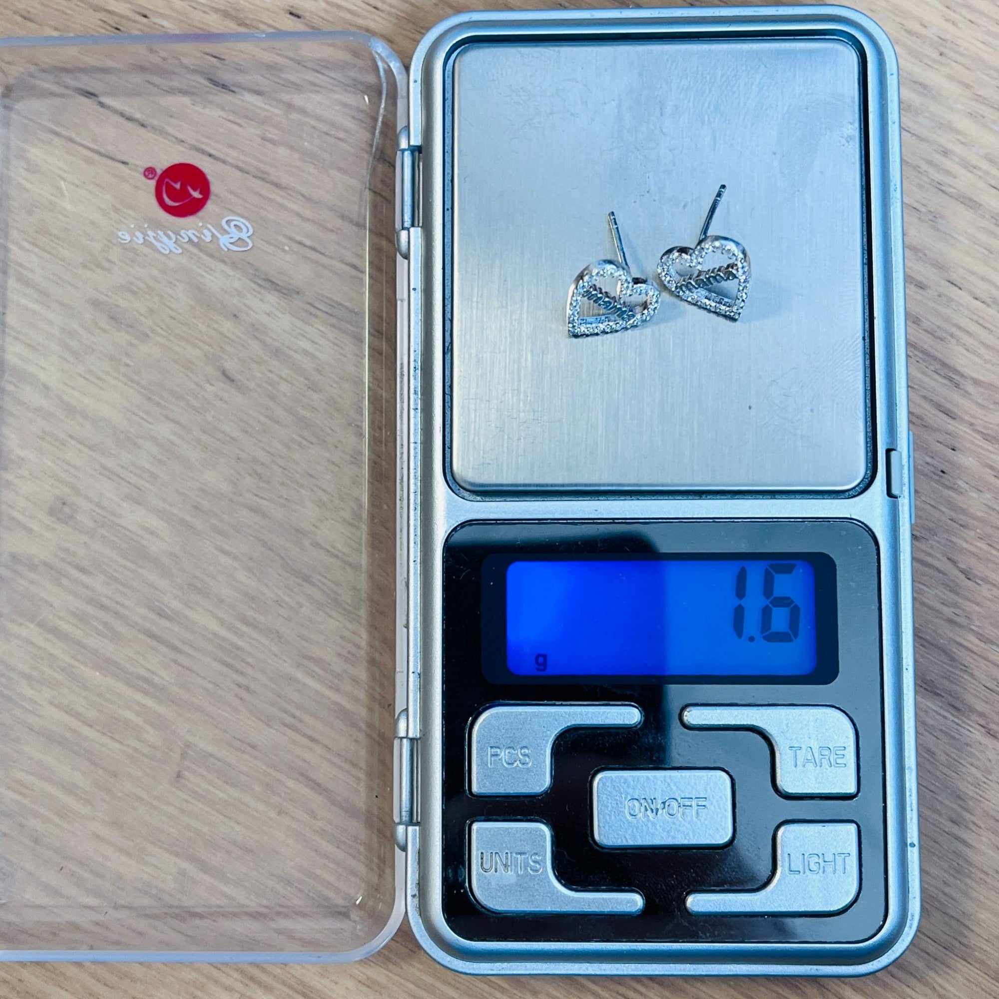 Cercei din Argint 925 Jolie Silver, Model Inimi cu Mama, 12 x 12 mm, 2.8 g-3