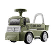 Mașinuță pentru copii, Flippy, 3 ani, Model Camion, Sport, Claxon, Cutie Depozitare, 62x26x40 cm, Verde-0