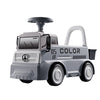 Mașinuță pentru copii, Flippy, 3 ani, Model Camion, Sport, Claxon, Cutie Depozitare, 62x26x40 cm, Gri-0