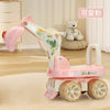 Excavator pentru Copii, Flippy, Muzica si Lumini, Rotativ, Sapa in Pamant 360 de Grade, Plastic, Roz-0