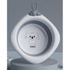 Cada Pliabila pentru Baie pentru Copii, Flippy, Cadita pentru Bebelusi, Model Romb pentru Picioare Koala, Gri, 30.5x29x3.5 cm-0