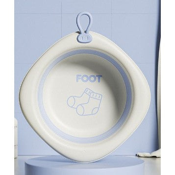 Cada Pliabila pentru Baie pentru Copii, Flippy, Cadita pentru Bebelusi, Model Romb pentru Picioare, Mov, 30.5x29x3.5 cm-0