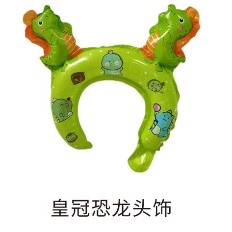 Balon Folie Tip Bentita, Festic, Coroana, Flippy, Model Dinozaur-0