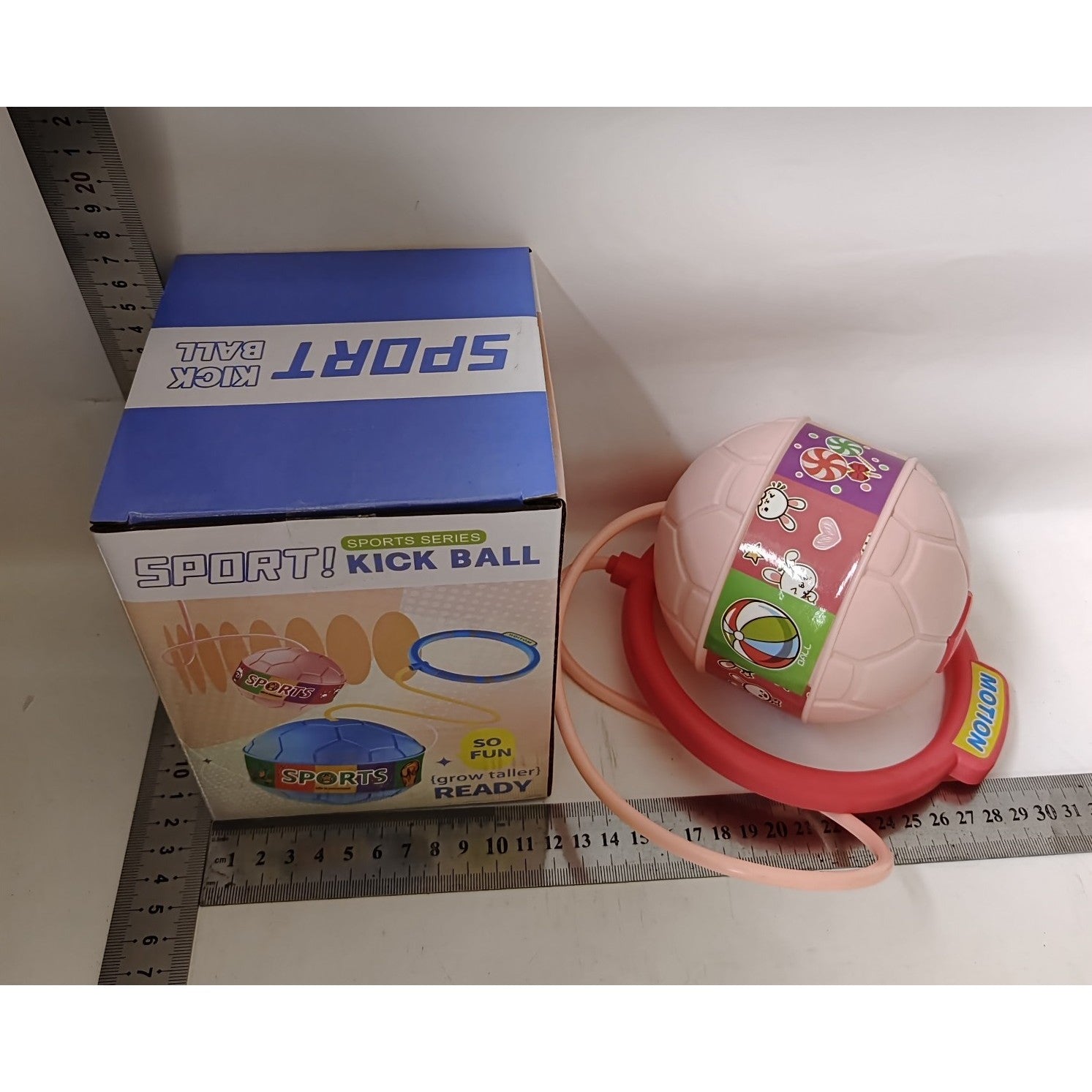 Minge pentru Sarit, Flippy, Tip Coarda Hula Hoop, Cerc 12 cm, Coarda 52 cm, Minge 12 x 11 cm, Functie Iluminat, 4-6 Ani, Plastic, Roz-1