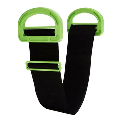 Chinga Tip Banda Elastica Pentru Transportul Obiectelor Grele, Flippy, Lungime Maxima 1.7 m, Greutate de Sustinere 100 kg, Negru/Verde-0