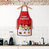 Sort de Bucatarie pentru Gatit, Flippy, de Craciun, Rosu, Model 6, 50x70 cm-0