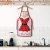 Sort de Bucatarie pentru Gatit, Flippy, de Craciun, Rosu, Model 5, 50x70 cm-0