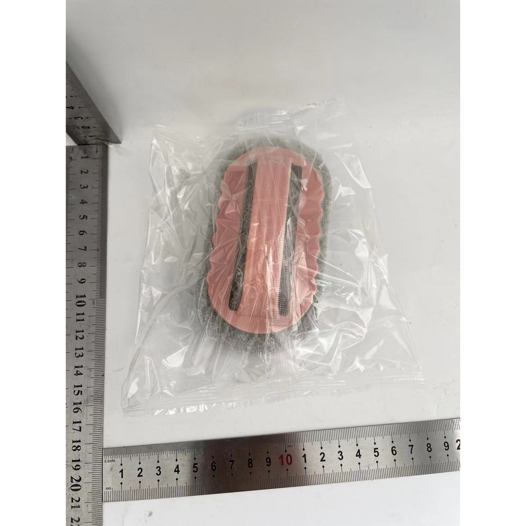 Perie de curățare cu mâner, Flippy, perie pentru gresie, baie, Bucătărie, Culoare: Roz-1