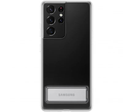 Husă Originală Samsung Clear Standing Cover pentru Galaxy S21 Ultra – Transparentă