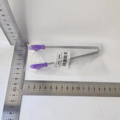 Cleste Creativ pentru Mancare, Flippy, Model Manusi din Silicon, 14.5x3 cm, Rezistent la Temperaturi Inalte si Coroziune, Mov-1