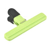 Cleste Multifunctional pentru Sigilarea Pungilor, Flippy, din Plastic, Mentine Alimentele Proaspete, 15x7.5 cm, Verde-0