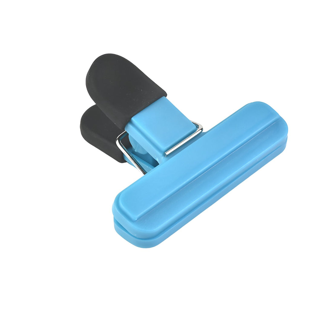 Cleste Multifunctional pentru Sigilarea Pungilor, Flippy, din Plastic, Mentine Alimentele Proaspete, 7x6.5 cm, Albastru-0