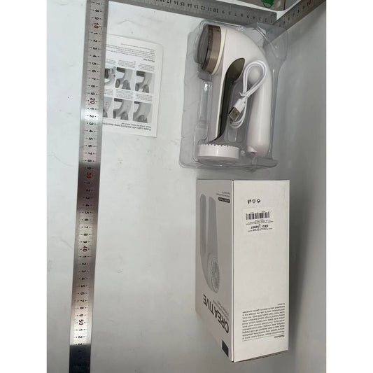 Aparat Pentru Curatat Scame, Par Si Praf, Flippy, Trimmer pentru Diferite Tipuri De Material, Cu Lame Din Otel Inoxidabil, Maner Ergonomic, Incarcare Prin USB, 15x6x9 cm, Alb-1