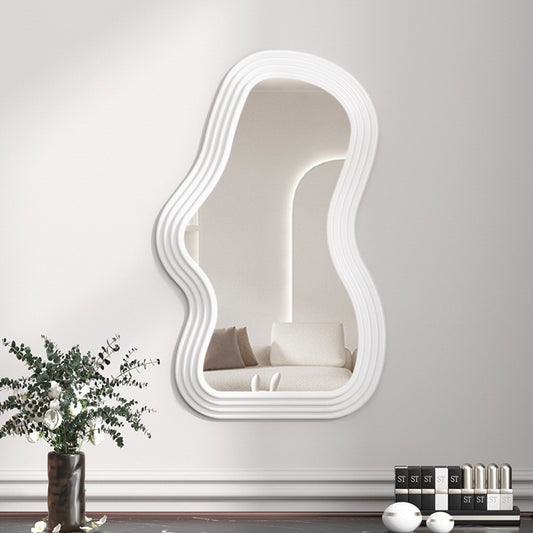 Oglinda de Perete, Flippy, Model Minimalist, Forma de Nor, Alb-0