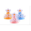 Set 3 Coifuri Happy Birthday, Flippy, pentru Petrecere, cu Floare din Spuma, Multicolor-0