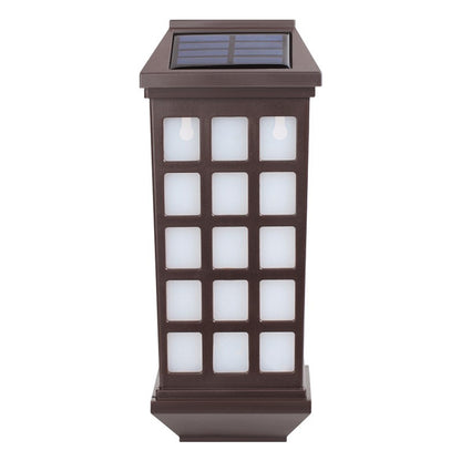 Lampa solara LED tip Felinar pentru perete Flippy, 23 x 9 cm, 1.2V, ABS, 600mAh, rezistent la apa, alb rece-0