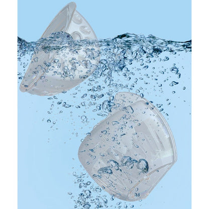 Colector de Lapte Matern, Flippy, din Silicon Safety, Anti-debordare, 80 ml, Transparent-3
