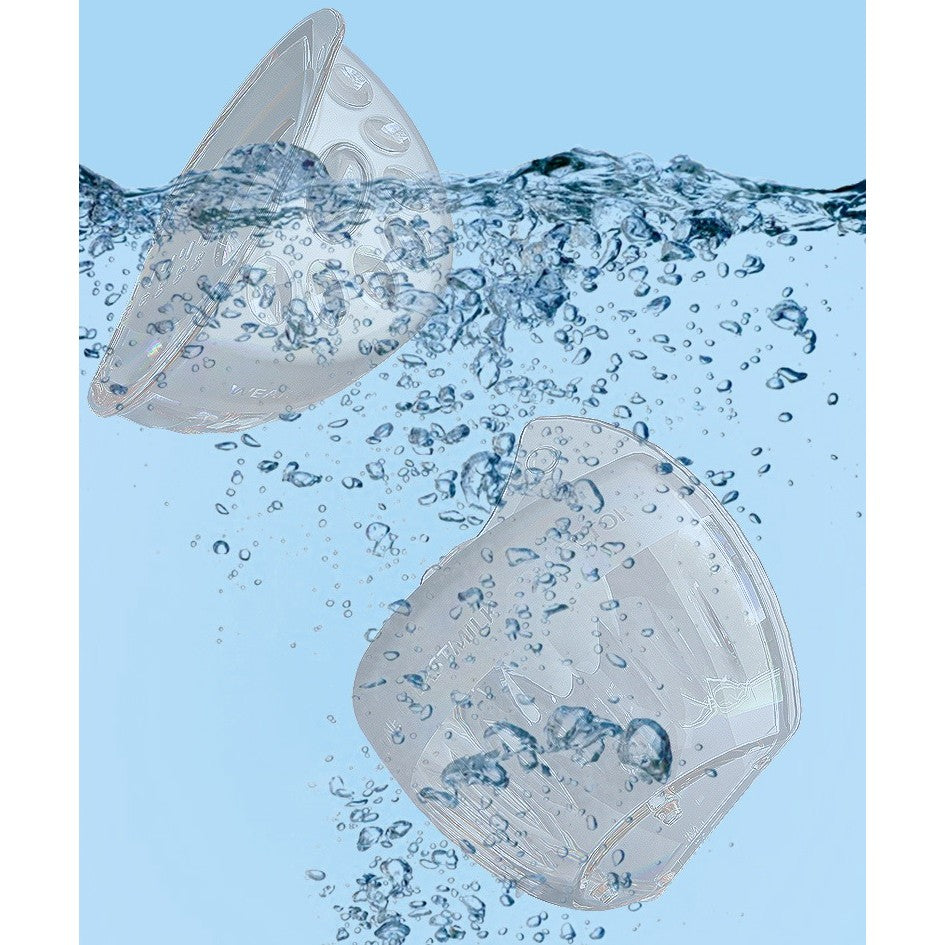 Colector de Lapte Matern, Flippy, din Silicon Safety, Anti-debordare, 80 ml, Transparent-3
