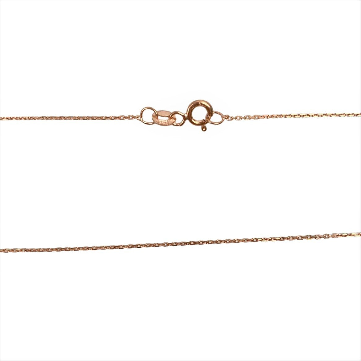 Colier Argint 925, Botosei cu Zirconii Albastre Placat cu Aur Roz 40 cm-2