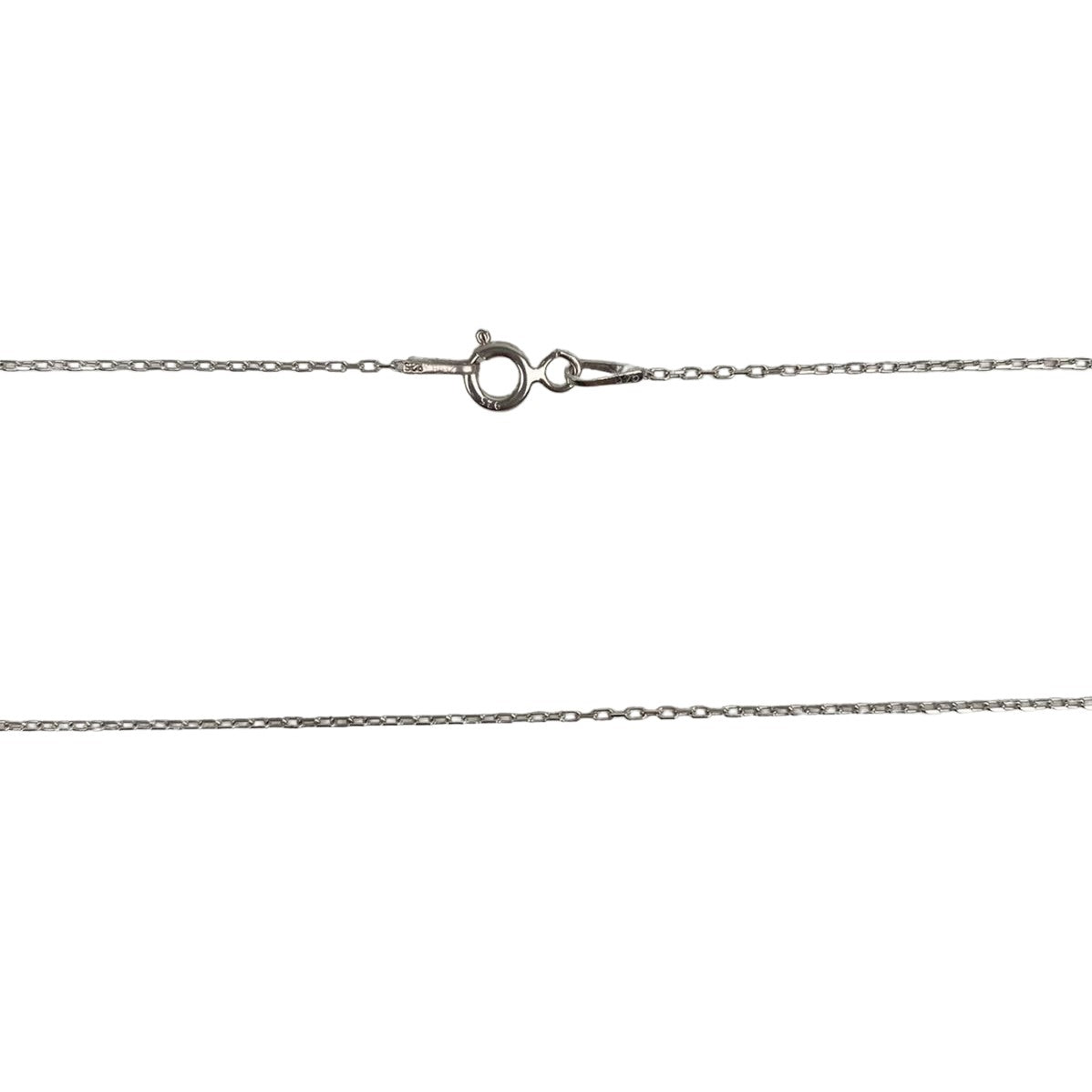 Colier Argint 925, Inima cu Buburuza cu Zirconii Albe 42 cm-6