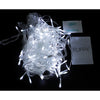 Componenta Instalatie de Craciun Flippy® Tip Franjuri, 8 jocuri de lumini Sectiune 5 m, 143 LED-uri, Interconectabila, Fir Transparent, Alb Rece, Nu contine Transformator !-0