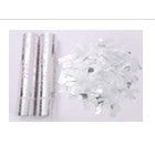 Tub Confetti, Flippy, pentru Party, Model Argintiu, 30 cm-0
