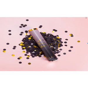 Confetti Petrecere, Flippy, Negru cu Auriu, Lungime 30 cm-0