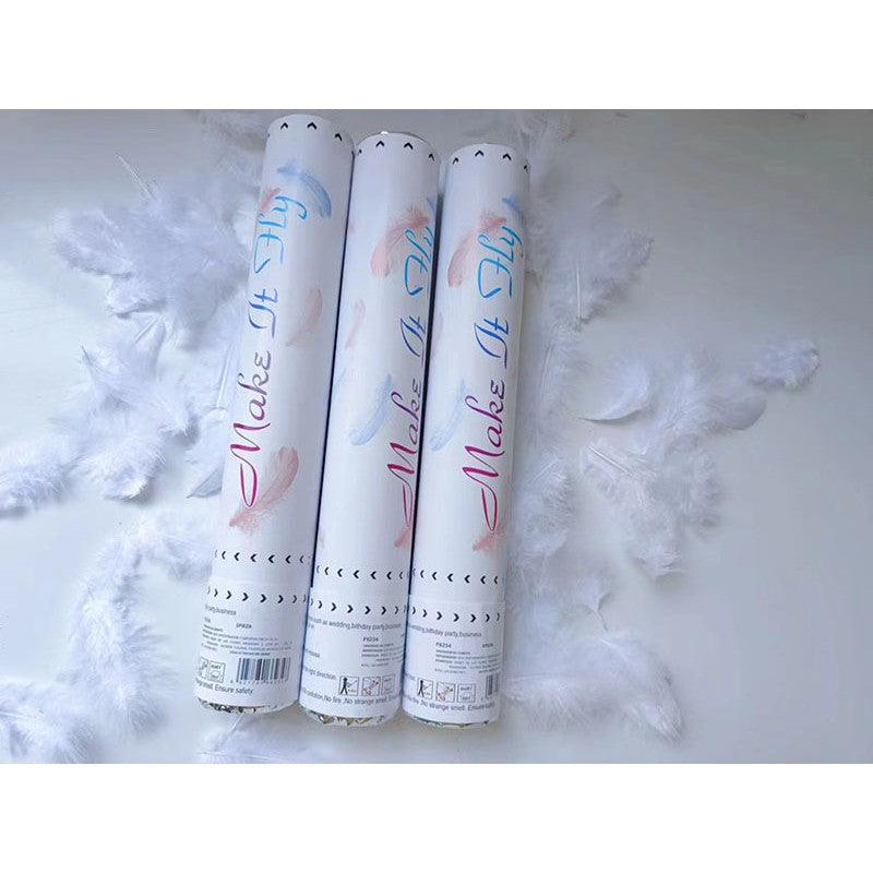 Confetti pene albe 30 cm-0