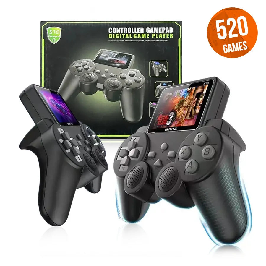 Consola Controller S10 Gamepad – 520 de jocuri retro încorporate