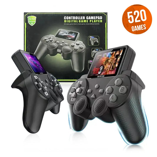Consola Controller S10 Gamepad – 520 de jocuri retro încorporate
