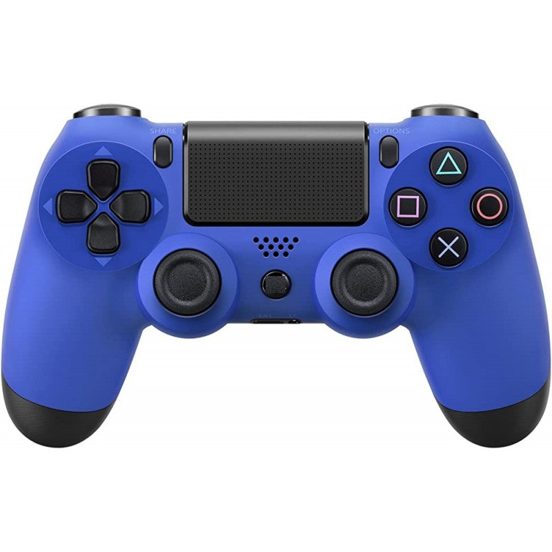 Controller Wireless Doubleshock 4, Consola PS4, PS3 si PC, Cu vibratii, Albastru