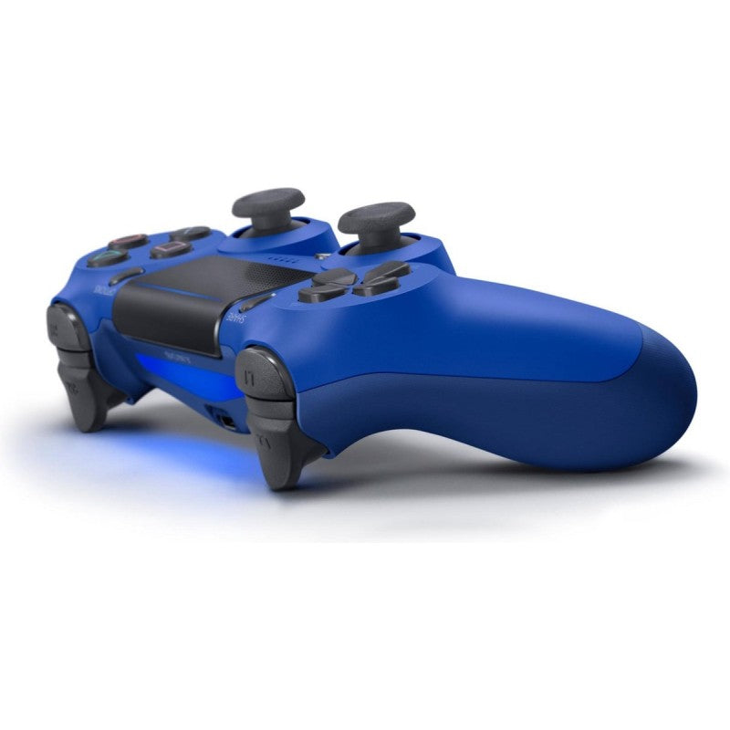 Controller Wireless Doubleshock 4, Consola PS4, PS3 si PC, Cu vibratii, Albastru