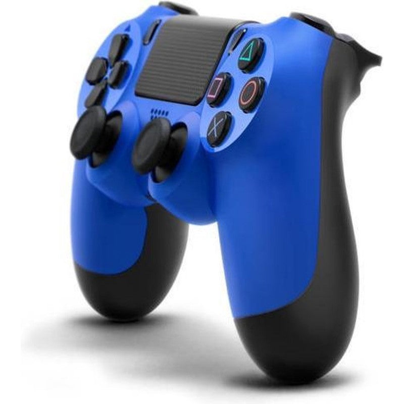 Controller Wireless Doubleshock 4, Consola PS4, PS3 si PC, Cu vibratii, Albastru