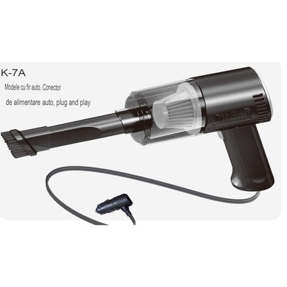 Aspirator Portabil Auto, Flippy, Tip Pistol K7A, Pentru Casa si Masina, Cablu Auto, 36 x 17 cm, Negru-10