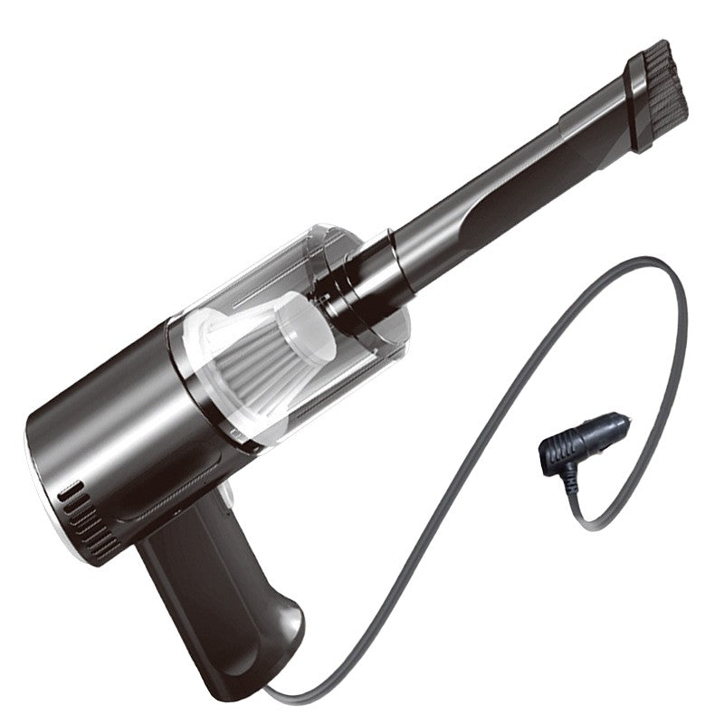 Aspirator Portabil Auto, Flippy, Tip Pistol K7A, Pentru Casa si Masina, Cablu Auto, 36 x 17 cm, Negru-0