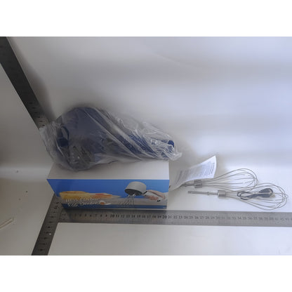 Mixer Electric fara Fir, Flippy, pentru Oua Smantana Frisca, Maner Plastic, Usor de Utilizat si Depozitat, Albastru Inchis-1