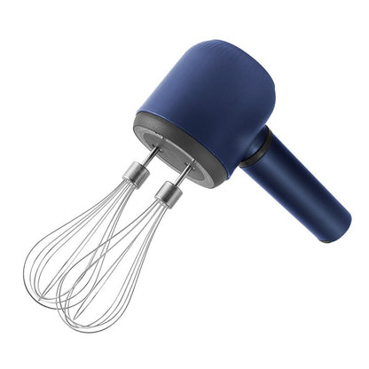 Mixer Electric fara Fir, Flippy, pentru Oua Smantana Frisca, Maner Plastic, Usor de Utilizat si Depozitat, Albastru Inchis-0