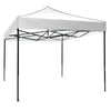 Cort pliabil pentru Evenimente, cadru metalic pentru curte si gradina, 2x2 m, Alb, Flippy-0