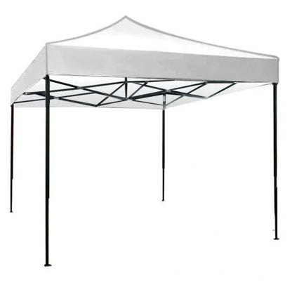 Cort pliabil pentru Evenimente, cadru metalic pentru curte si gradina, 2x2 m, Alb, Flippy-0