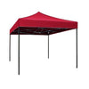 Cort pliabil pentru Evenimente, cadru metalic pentru curte si gradina, 2x3 m, Rosu, Flippy-0