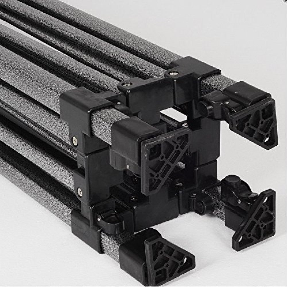 Cort Pavilion 3x4.5m Albastru Pliabil Cadru Metal pentru Curte, Gradina, Evenimente-1