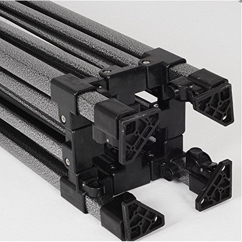 Cort Pavilion 3x4.5m Rosu Pliabil Cadru Metal pentru Curte, Gradina, Evenimente-2