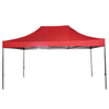 Cort Pavilion 3x4.5m Rosu Pliabil Cadru Metal pentru Curte, Gradina, Evenimente-0