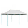 Cort Pavilion 3x6m Alb Pliabil Cadru Metal pentru Curte, Gradina, Evenimente-0
