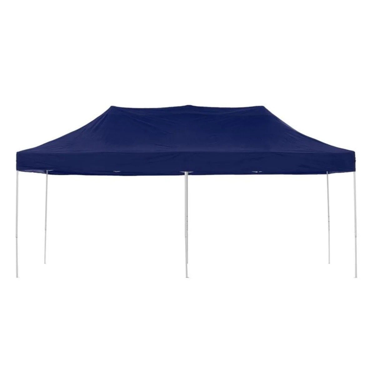 Cort Pavilion 3x6m Albastru Pliabil Cadru Metal pentru Curte, Gradina, Evenimente-2