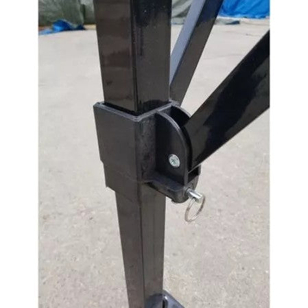 Cort pliabil pentru Evenimente, cadru metalic pentru curte si gradina, 2x2 m, Albastru, Flippy-1