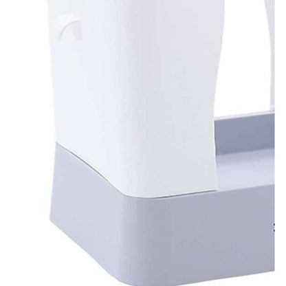 Cos de Gunoi Extensibil, Flippy, din Plastic, Reglabil, Pliabil, Versatil, pentru Bucatarie, Baie sau Birou, Cos Universal, 21x25x17 cm, Alb Gri-3